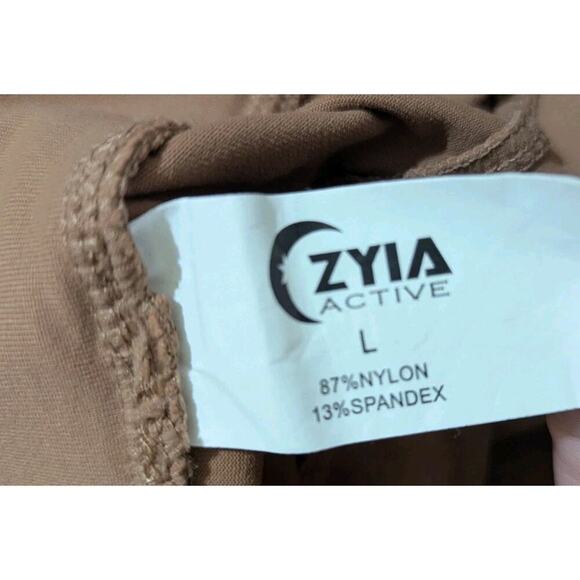 Zyia Active Ascend Camel Brown Tan Joggers Size Large Z - Picture 3 of 6